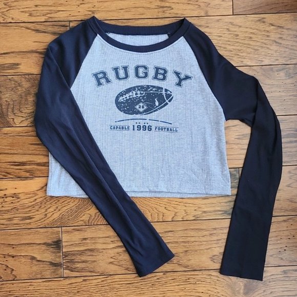 DAZY RUGBY Raglan Sleeve Top - Picture 3 of 6